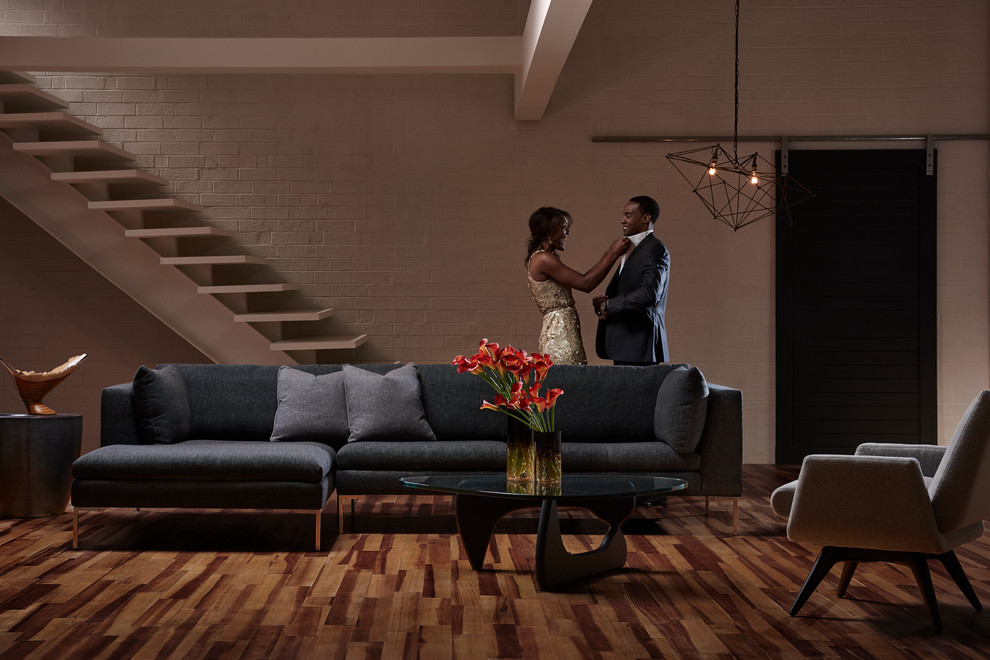 Home design - contemporary home design idea in Dallas