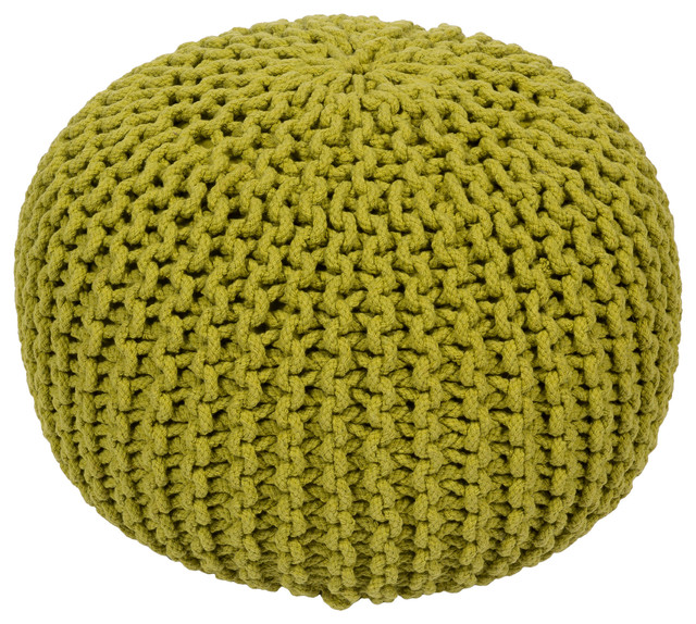 Malmo Sphere Pouf, Green