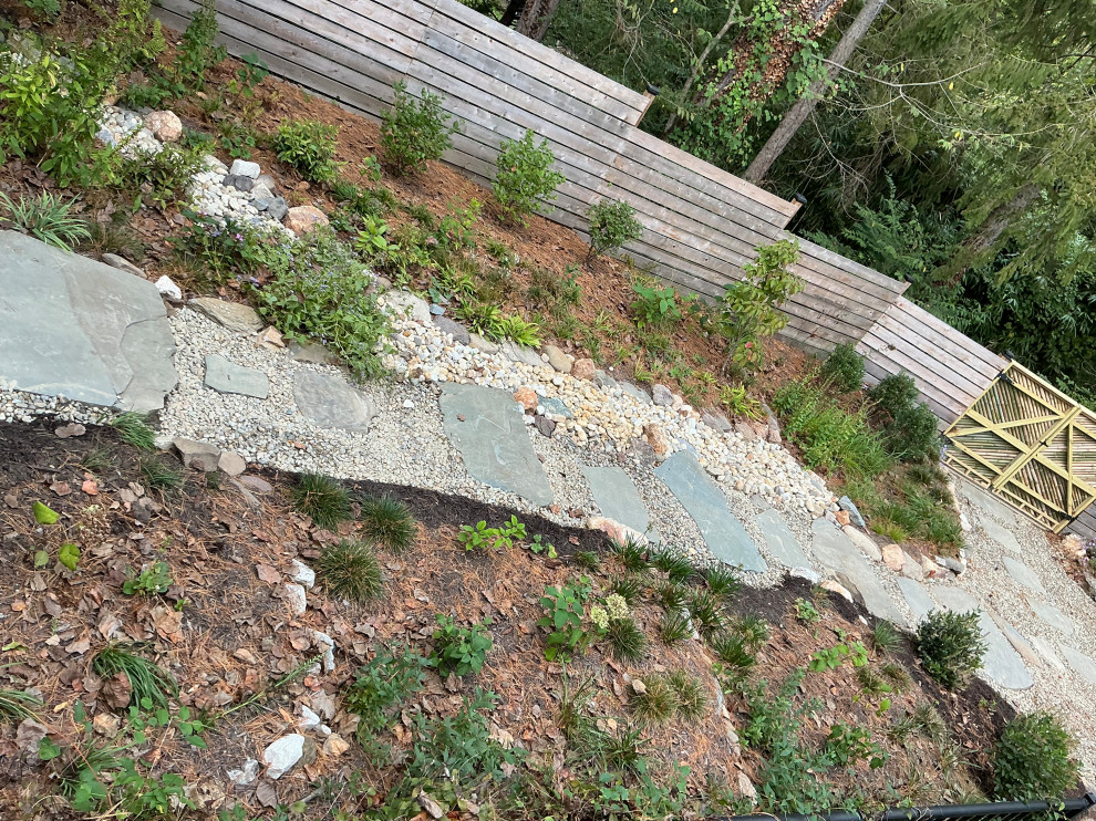 Conservation and rain gardens landscape