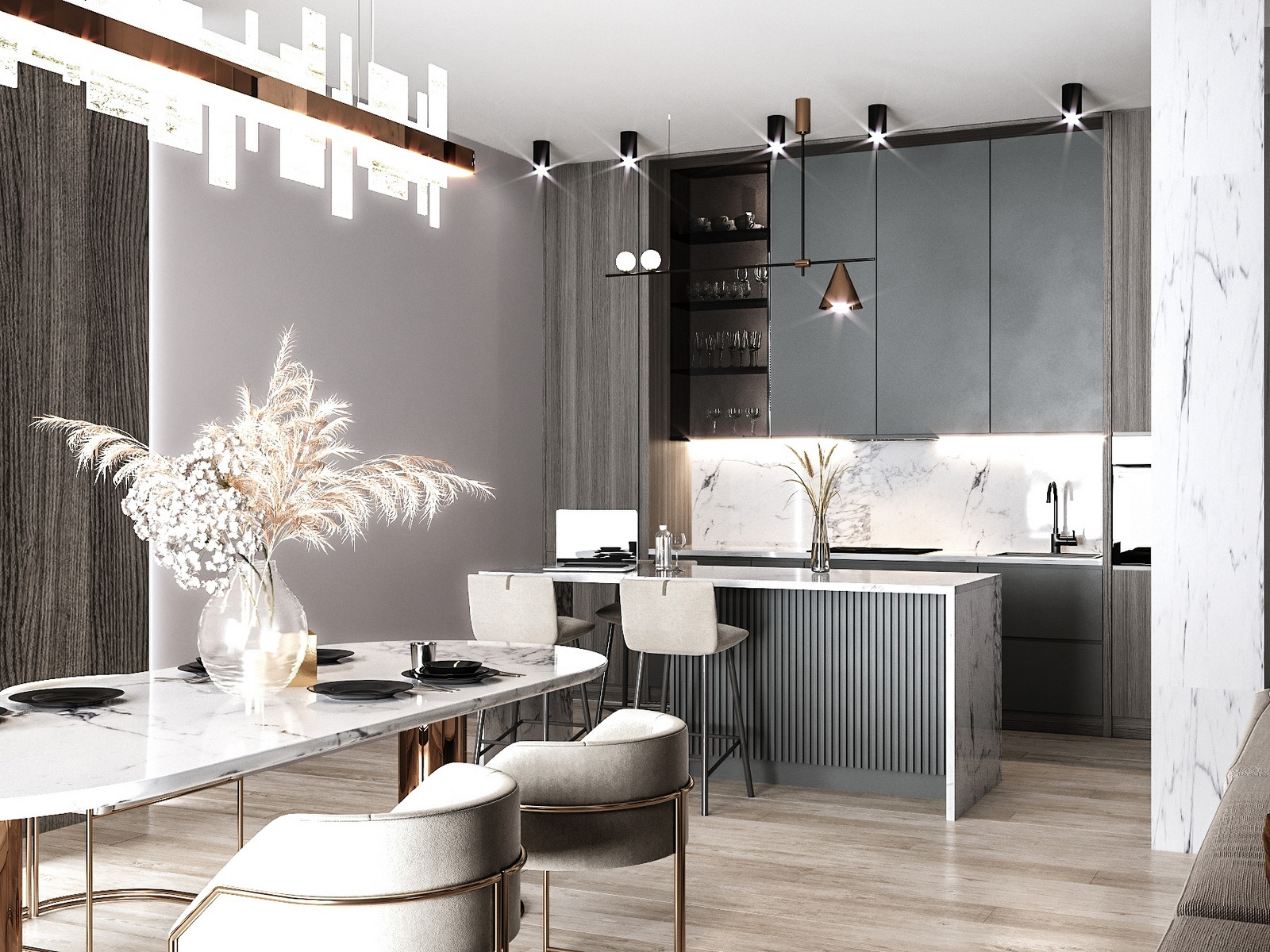 Дизайн интерьера в ЖК Кутузовский 12