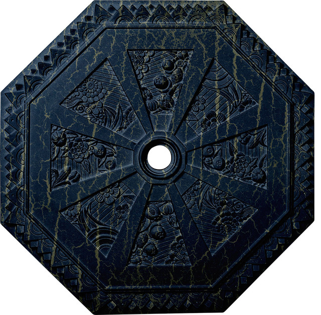 29 1/8"ODx2 1/4"IDx1 1/8"P Spring Octagonal Ceiling Medallion
