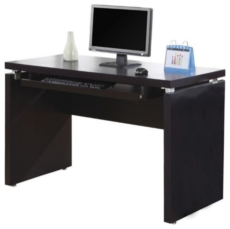 Computer Desk Home Office Laptop 48"L Work Laminate Brown Contemporary Transitional Desks