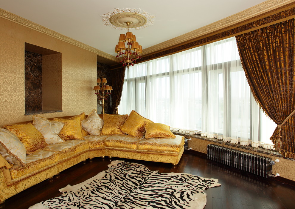 современная эклектика с элементами гламура и арт-деко