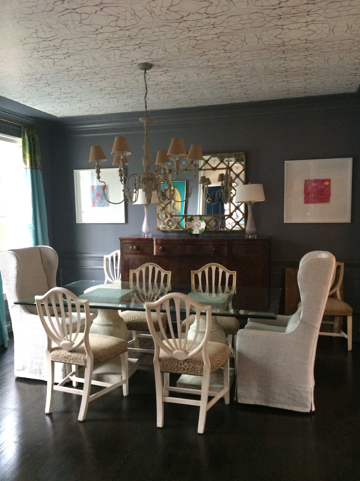 Design ideas for a traditional dining room in Richmond.
