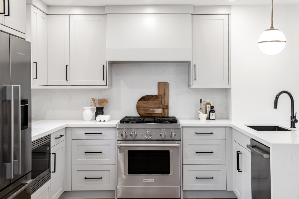 Kitchen - transitional kitchen idea in Toronto