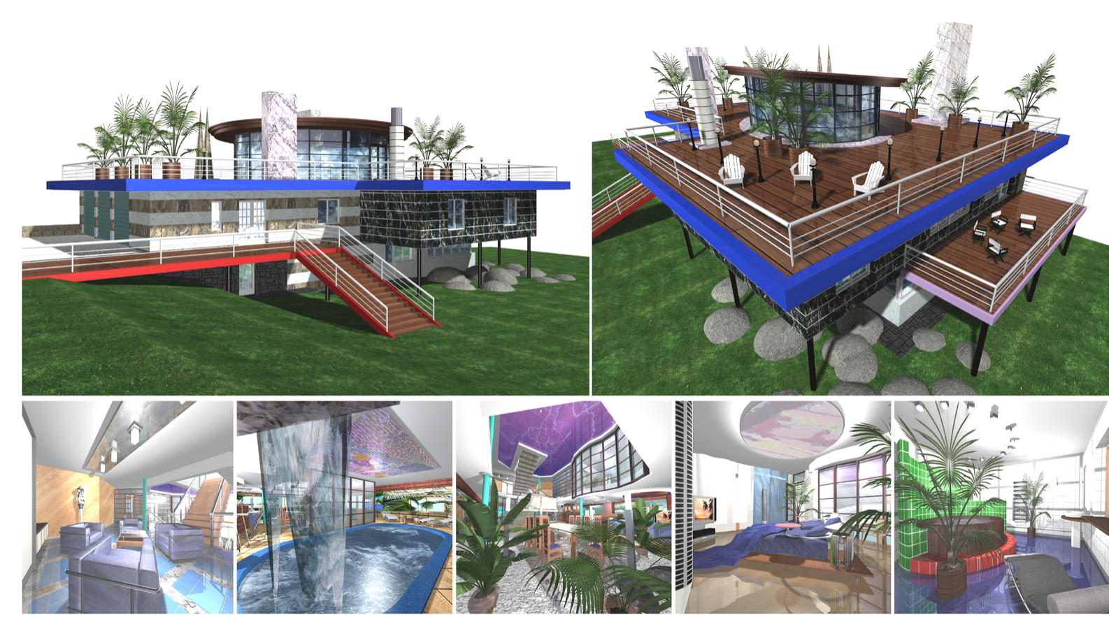 Эскизные проекты коттеджей в Свердловской области