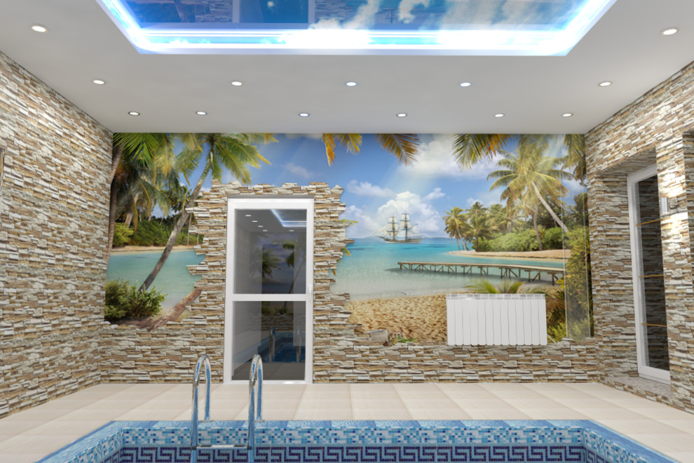 Частный бассейн 100 кв/м. Авангард