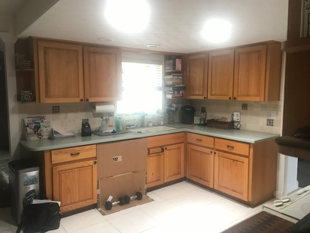 Kitchen - transitional kitchen idea in Orlando