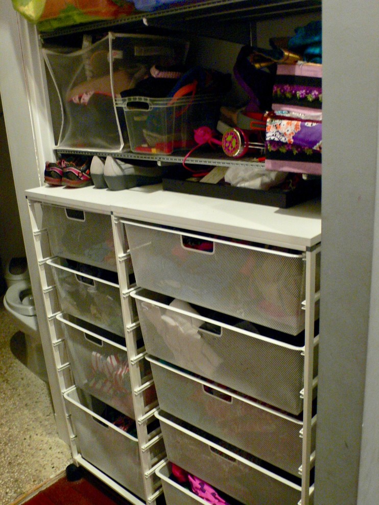 hide Closet Collection【美品】 Room of the Day: Cluttered Closet Becomes Tween's Sewing Nook
