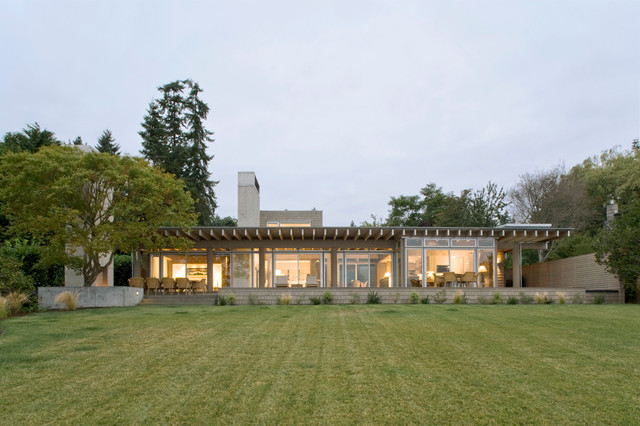 Indianola Beach House modern-fasad