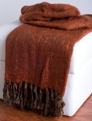 Rizzy Home Loom Woven Thick Thread Luxury Throw Blanket