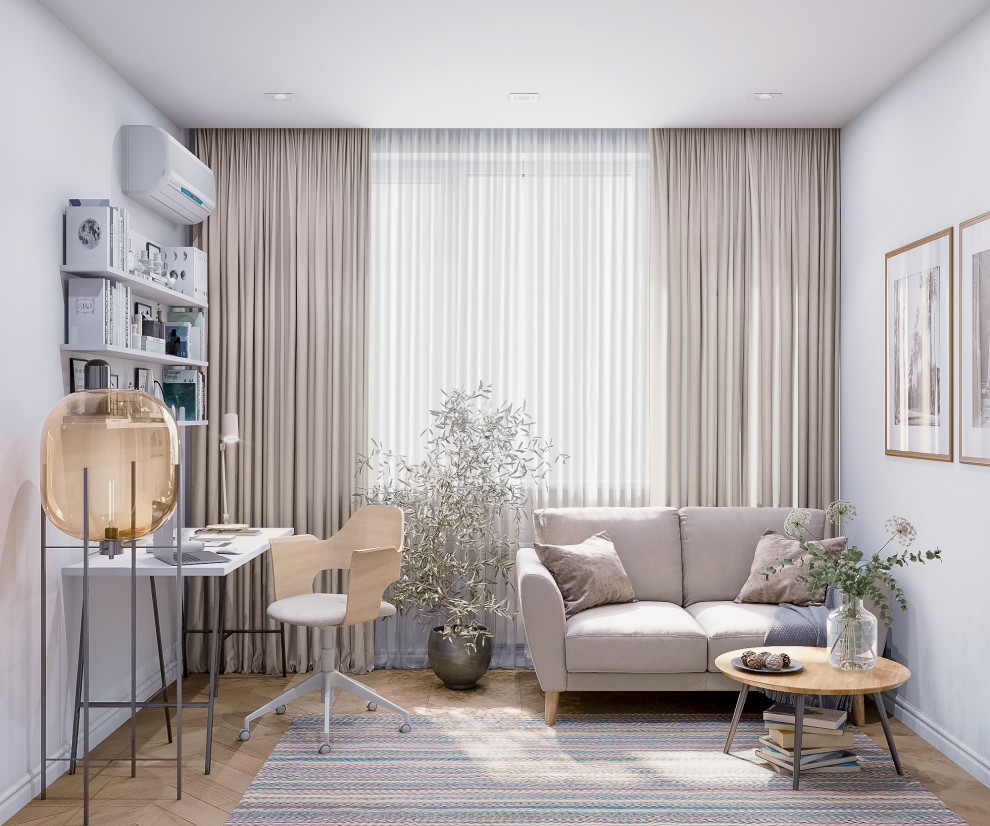 Светлая квартира в скандинавском стиле