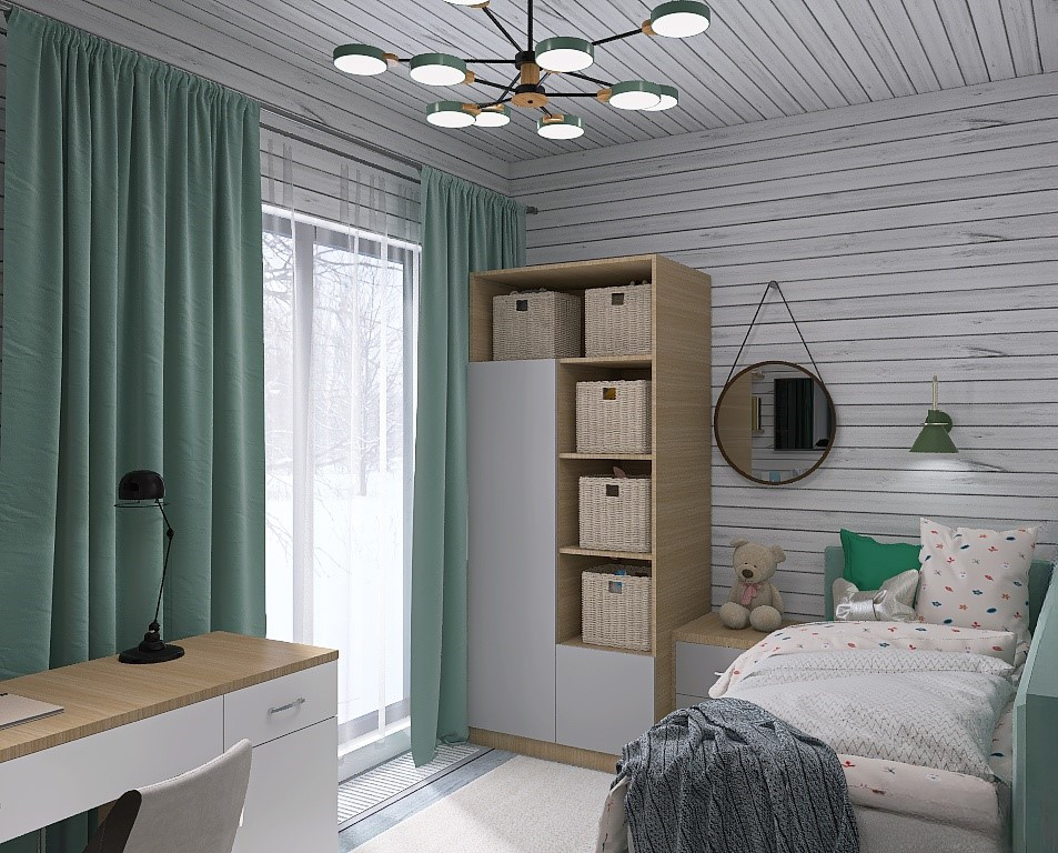 Детская для младшей дочери в загородном доме