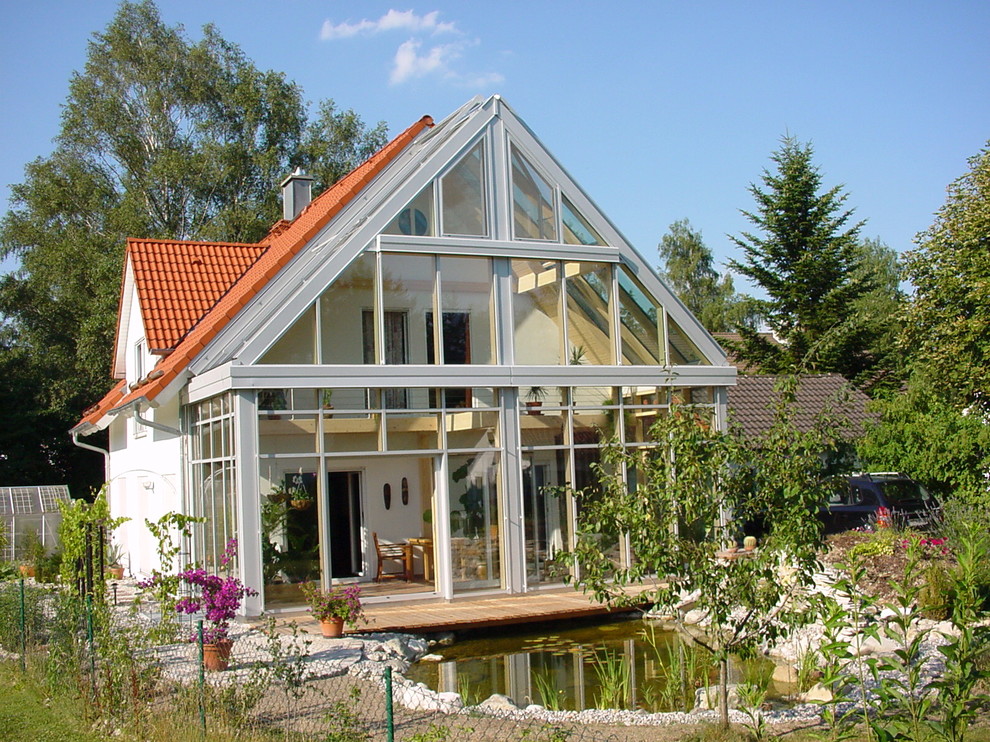Moderner Wintergarten in München