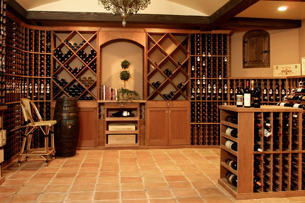 Photo of a traditional wine cellar in Burlington.