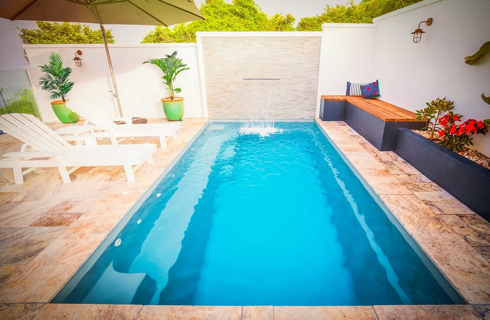 Design ideas for a tropical pool in Townsville.