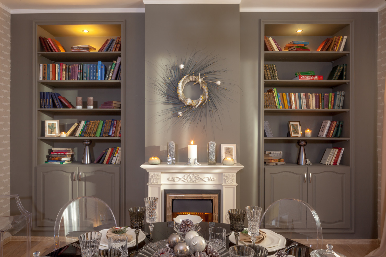 Гостиная на контрастах для программы "Фазенда" Первый Канал