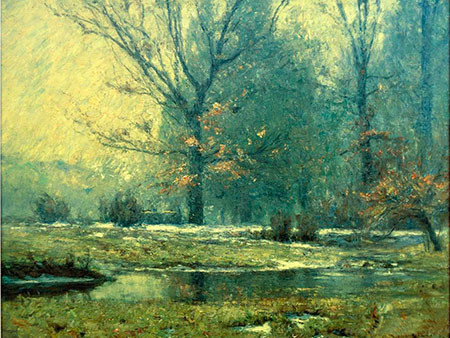 "Creek In Winter 1899" Art, 20"x16"