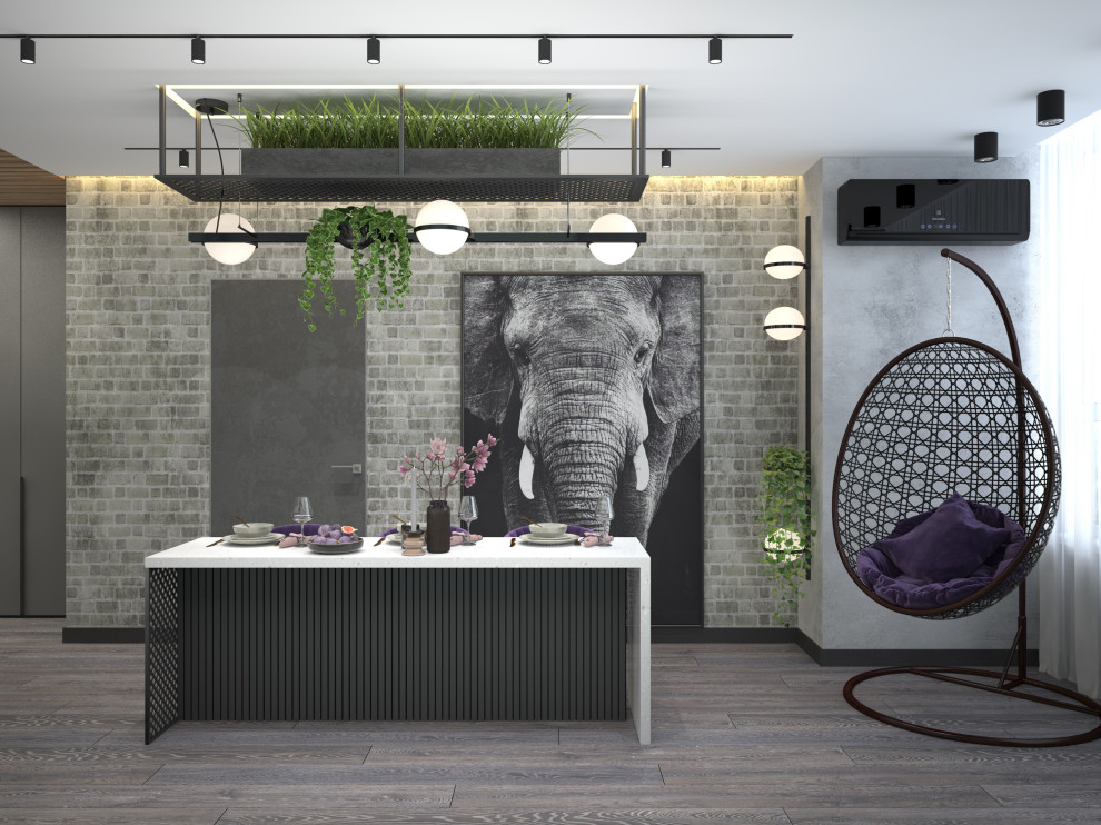 Квартира в ЖК Правобережный в стиле LOFT