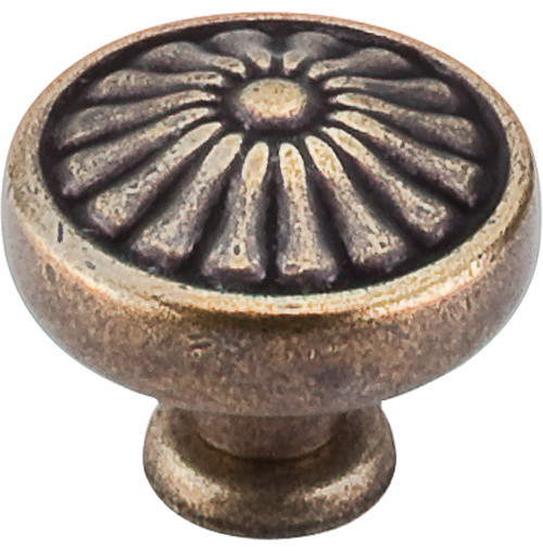Flower Knob  - German Bronze (TKM1597)