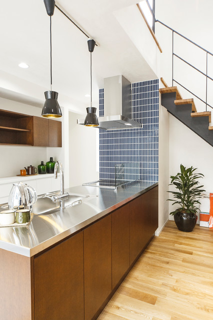 akaishidai house modern-kitchen