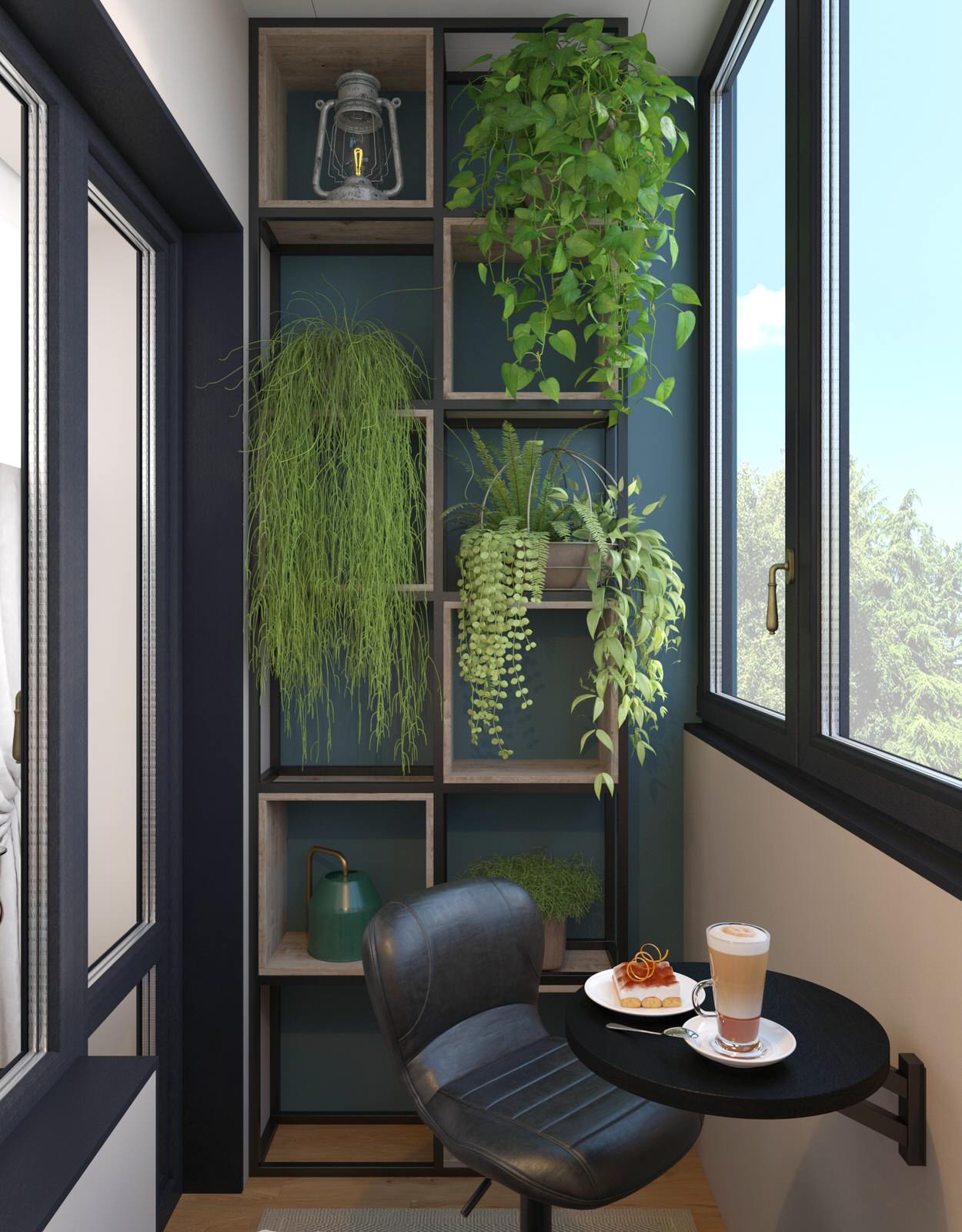 Спальня с лоджией на Травяной, Выборг