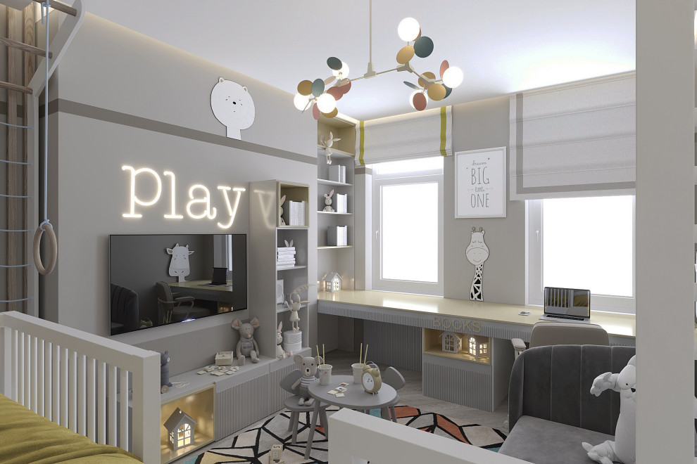 Дизайн интерьера  "Детская для мальчика в ЖК "Фреш"