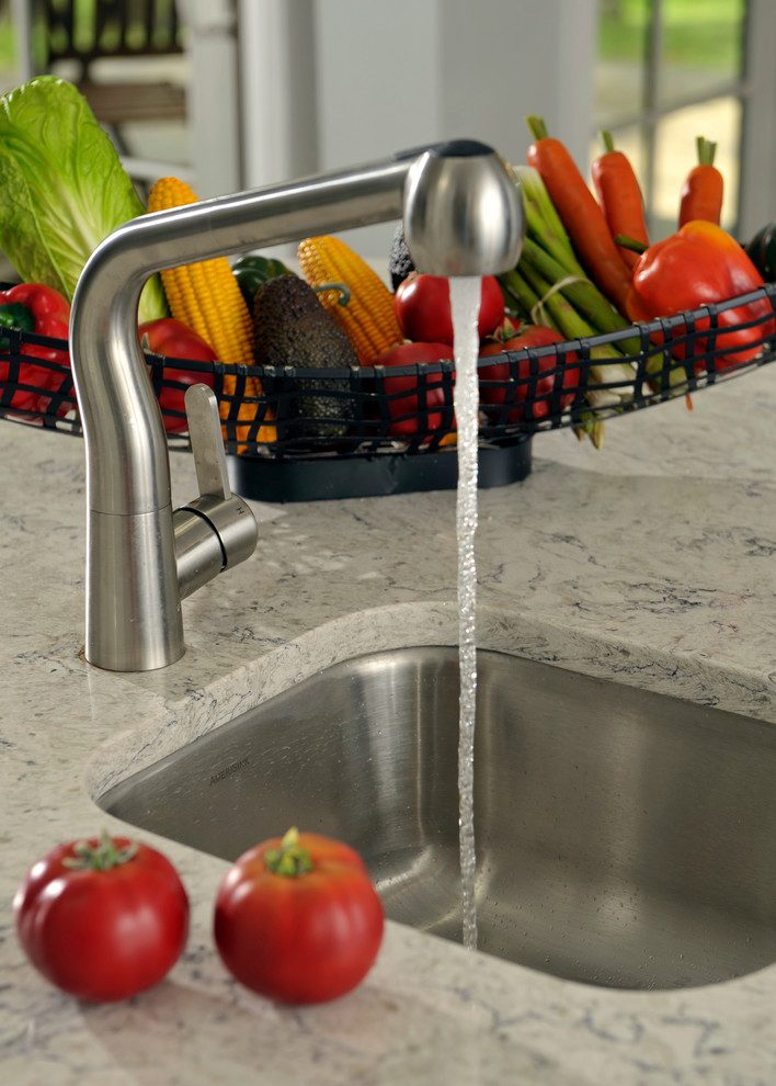 Inspiration for a transitional kitchen remodel in Miami