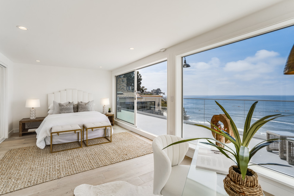 La Jolla Ocean View Remodel - Beach Style - Bedroom - San Diego - by ...