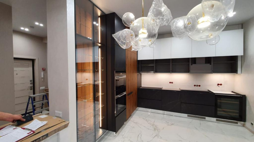 Кухня с фасадами Dekton