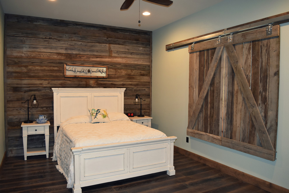 Inspiration for a country bedroom in Dallas.