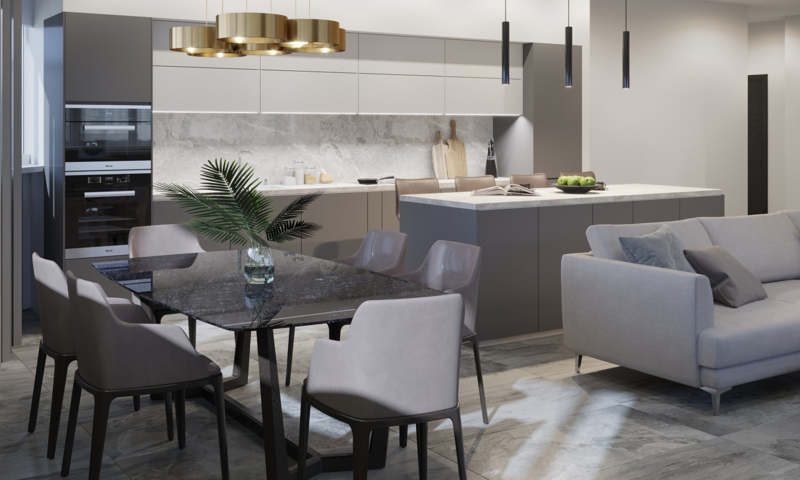 Современная квартира для молодого человека