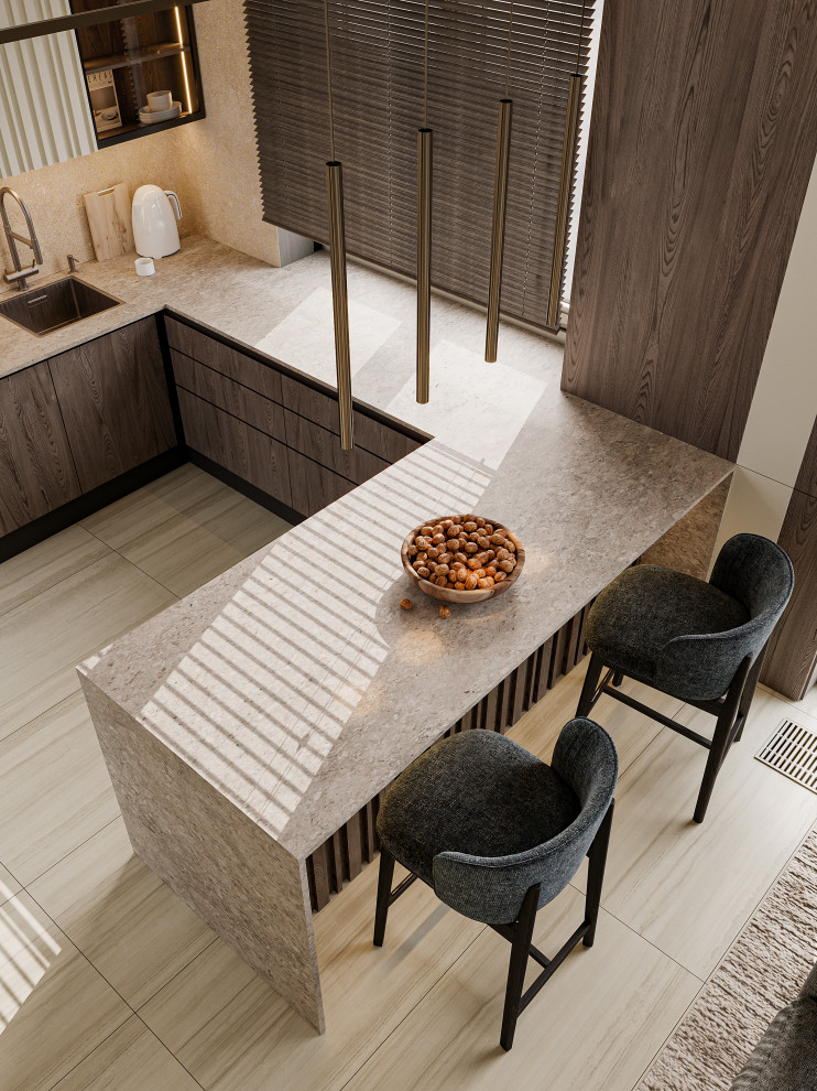 Дизайн-проект загородного дома в Рощино 68м²