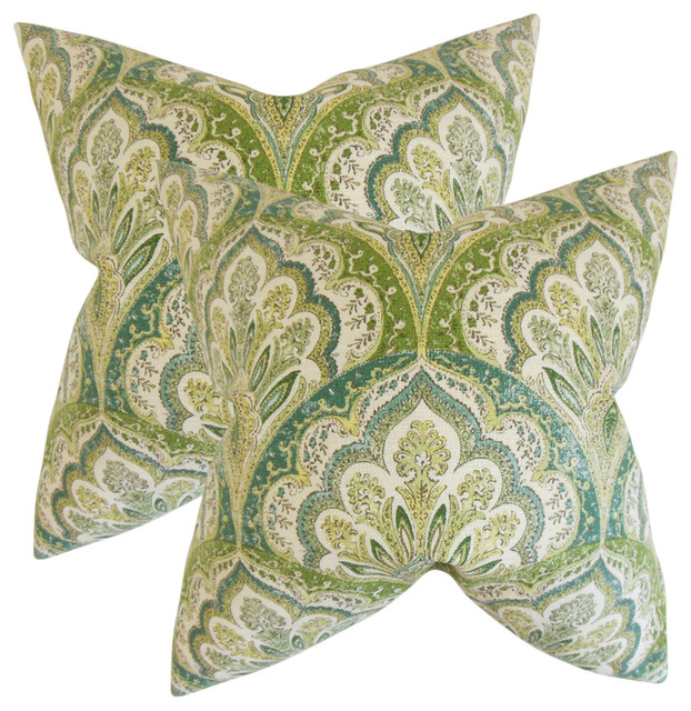 Xanthipe Paisley Throw Pillows Set Of 2 Traditional