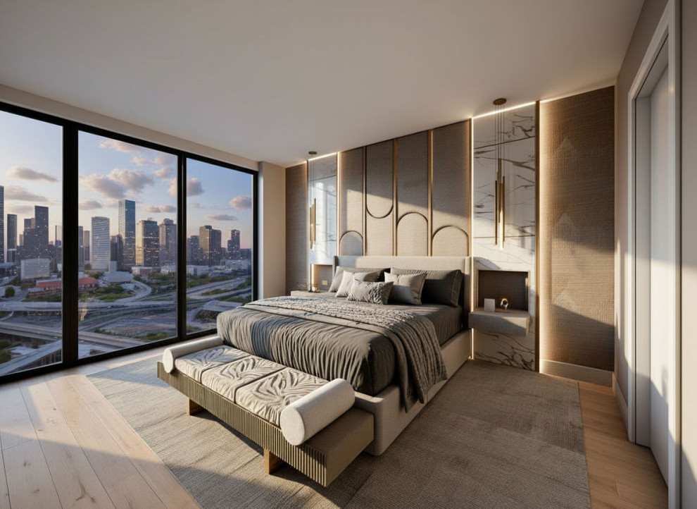 Allen Parkway highrise 3D Renderings and completed work