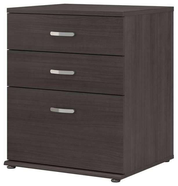 Universal Garage Storage with Drawers in Platinum Gray