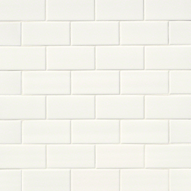 White Subway Tile 3X6 Elite Ceramic 3X6 Ceramic