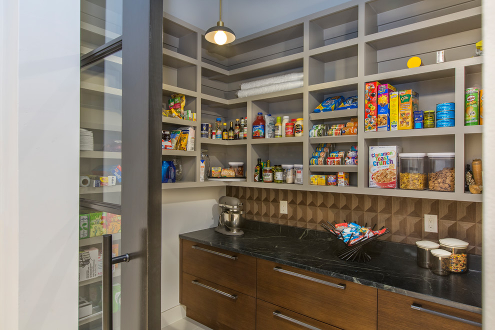 Pantry in Contemporary Home for Entertaining Contemporary Kitchen Dallas by Heritage