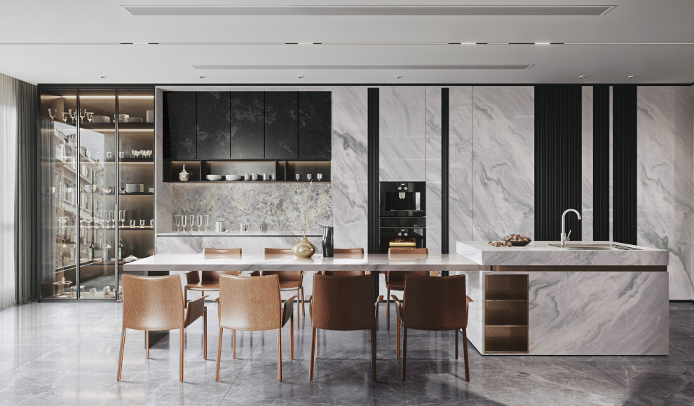 Modern kitchen design with island - Modern - Kitchen - Other - by AUREA ...