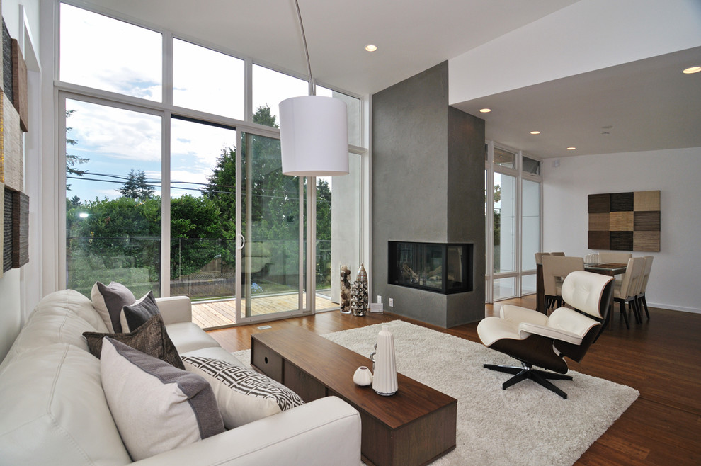 Photo of a modern living room in Vancouver.