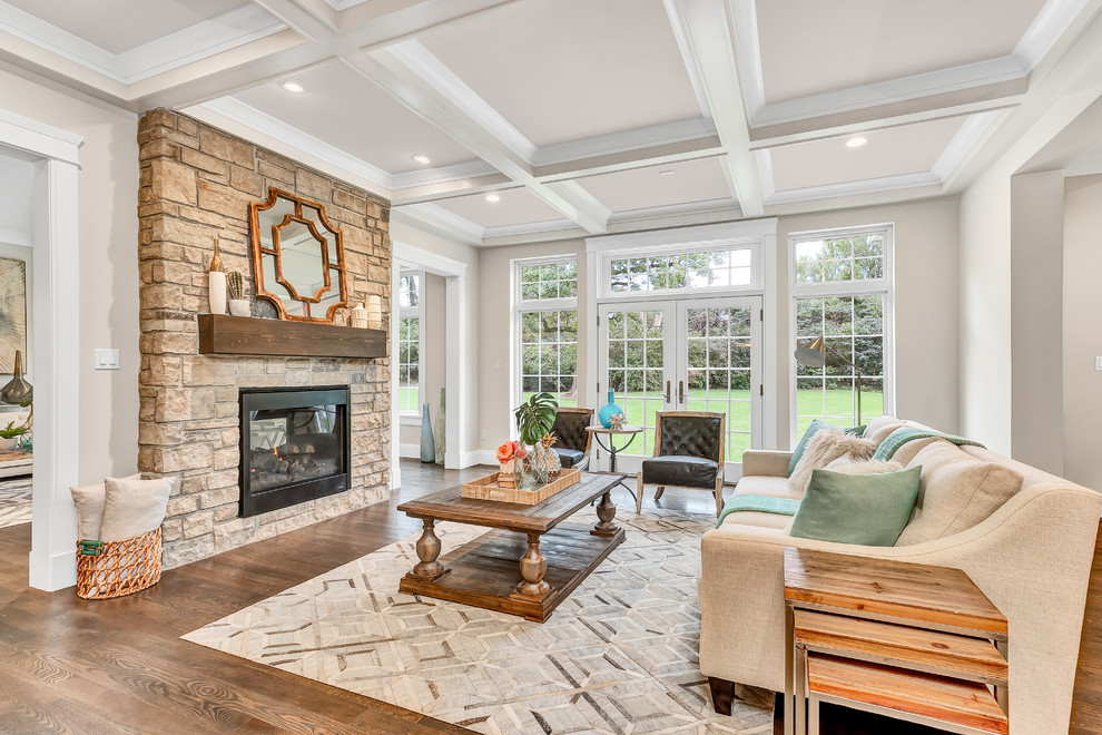 Home design - transitional home design idea in St Louis