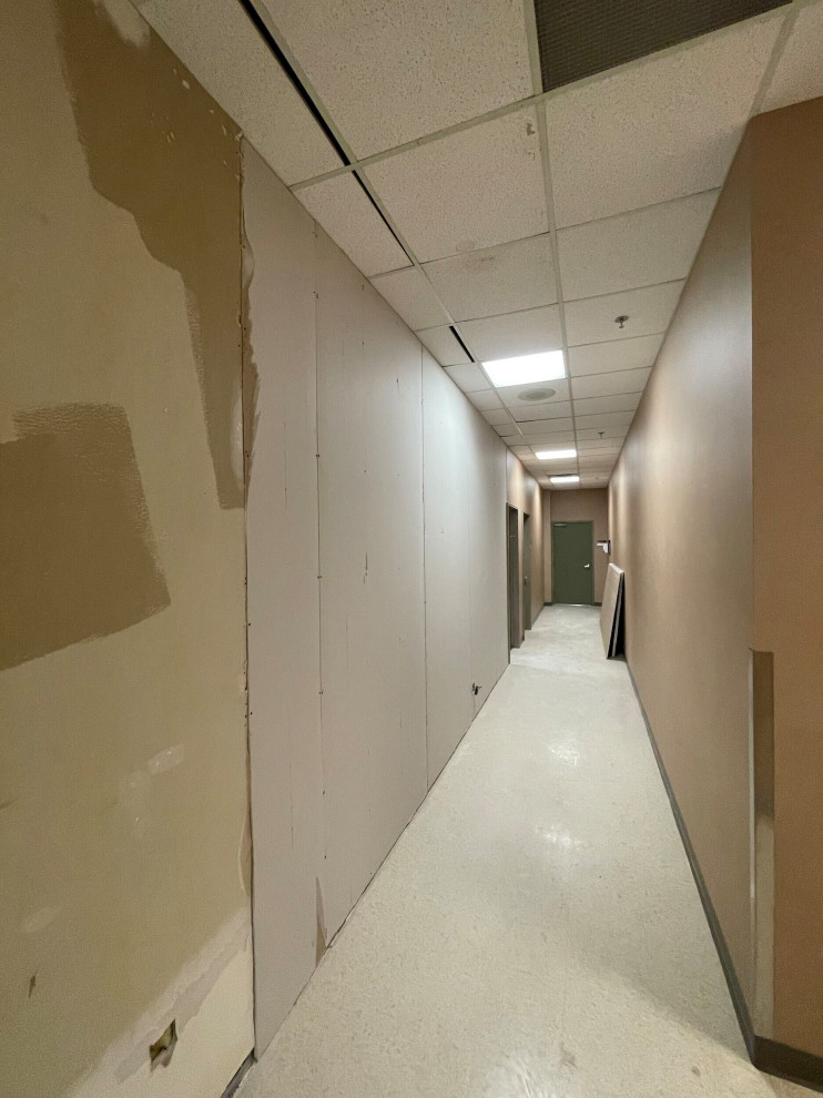 Wall Addition - Calgary Police Station Gym