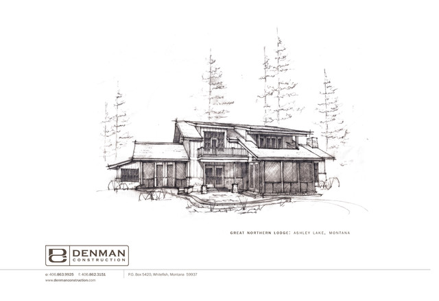 Perspective rustic-rendering