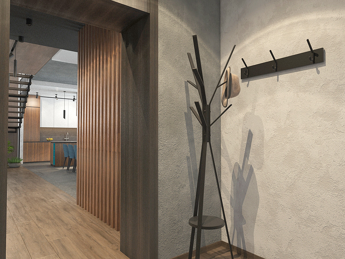 Проект дома общей площадью 198 м2