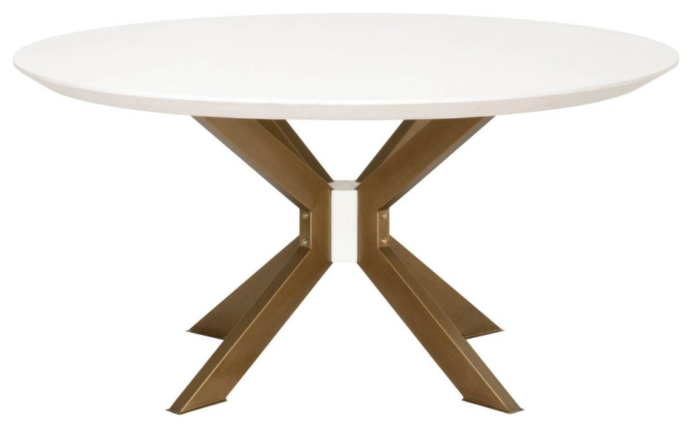 Essentials For Living District Industry 60" Round Dining Table