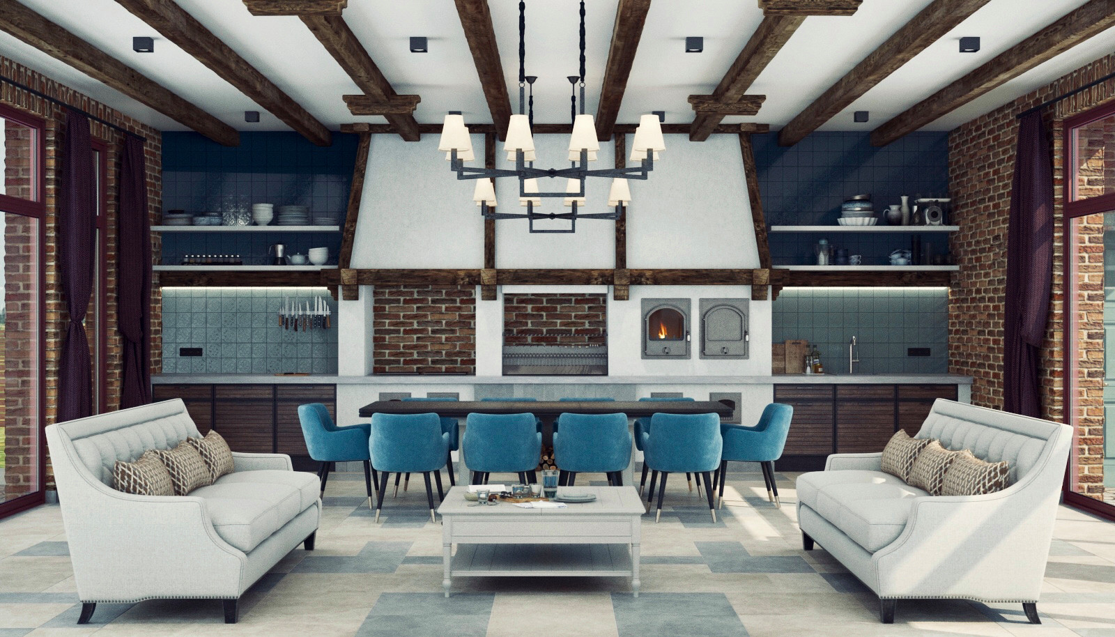 Landscape design of the territory (Moscow region 2022)