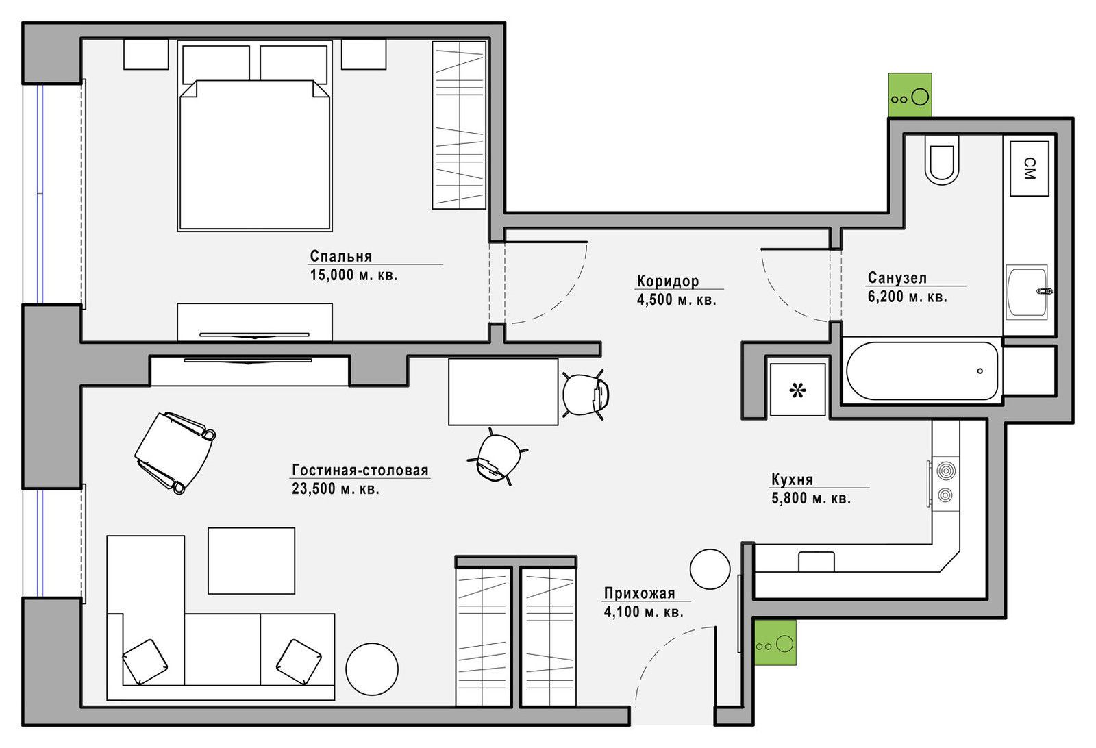 Квартира для молодого человека