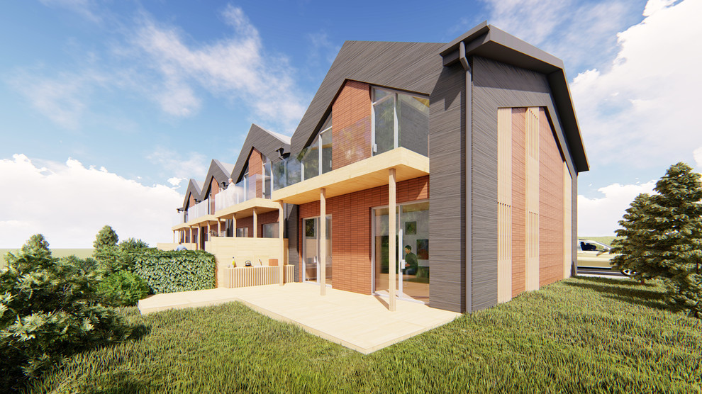 Блокированные дома в пригороде Владивостока