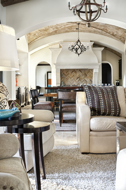 Texas Chic middelhavsstil-dagligstue