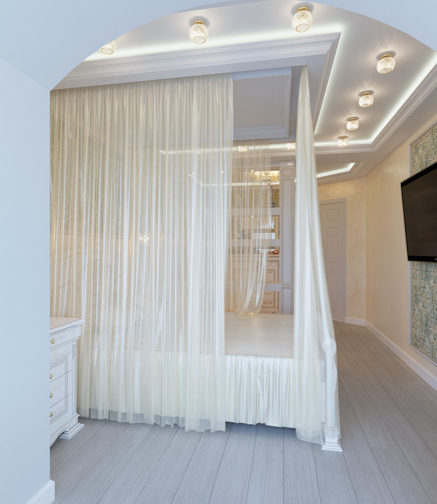 Светлая спальня для супружеской пары